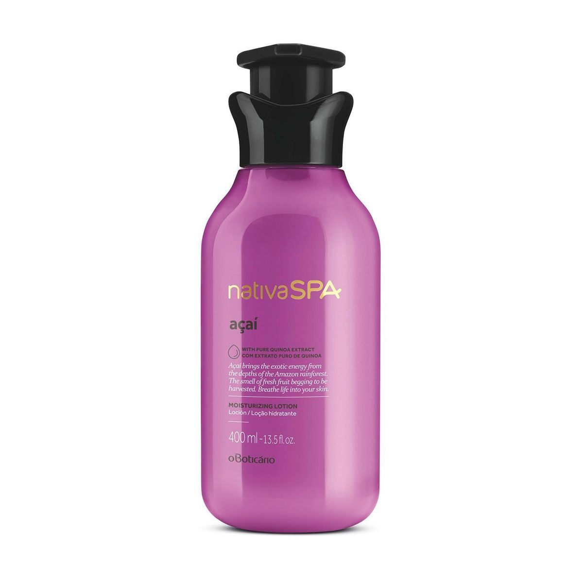 NATIVA SPA - Hidratante Corporal Açai Nativa Spa para Piel Normal 400 ml