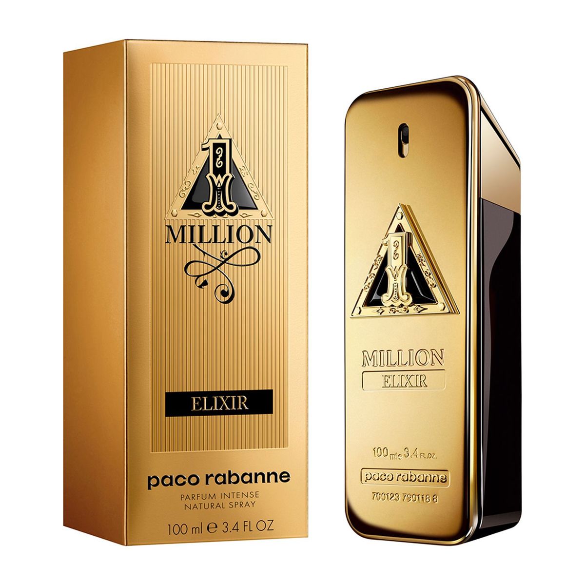 RABANNE - Perfume Hombre Rabanne 1 Million Elixir Parfum Intense 100 ml Eau de parfum 