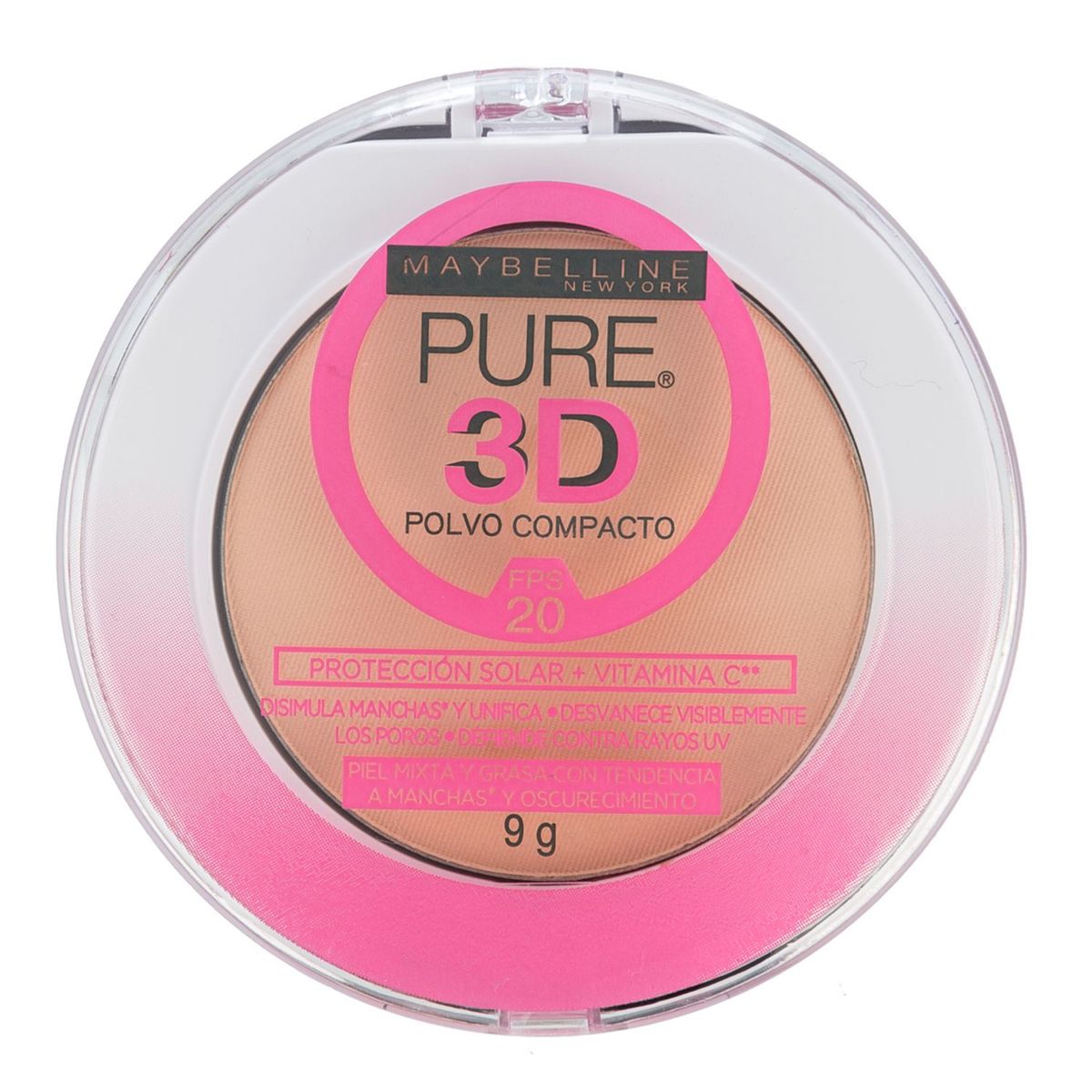 MAYBELLINE - Polvo Compacto Pure 3D 9 Gr