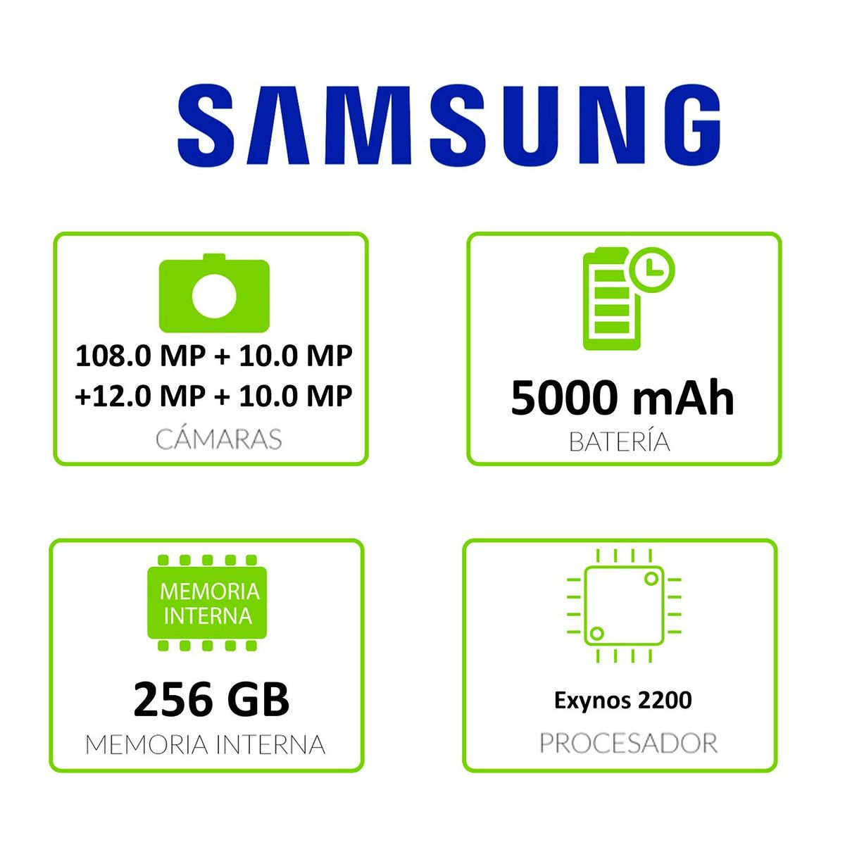 SAMSUNG - Celular Samsung Galaxy S22 Ultra 5G 256GB + Smart Tag + Buds 2