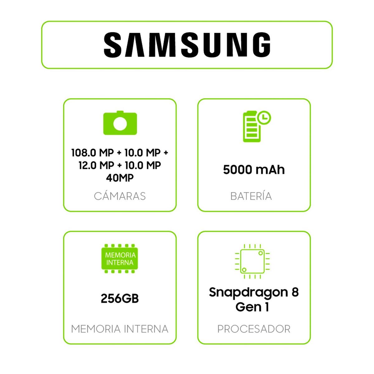 SAMSUNG - Celular Samsung Galaxy S22 Ultra 5G 256GB