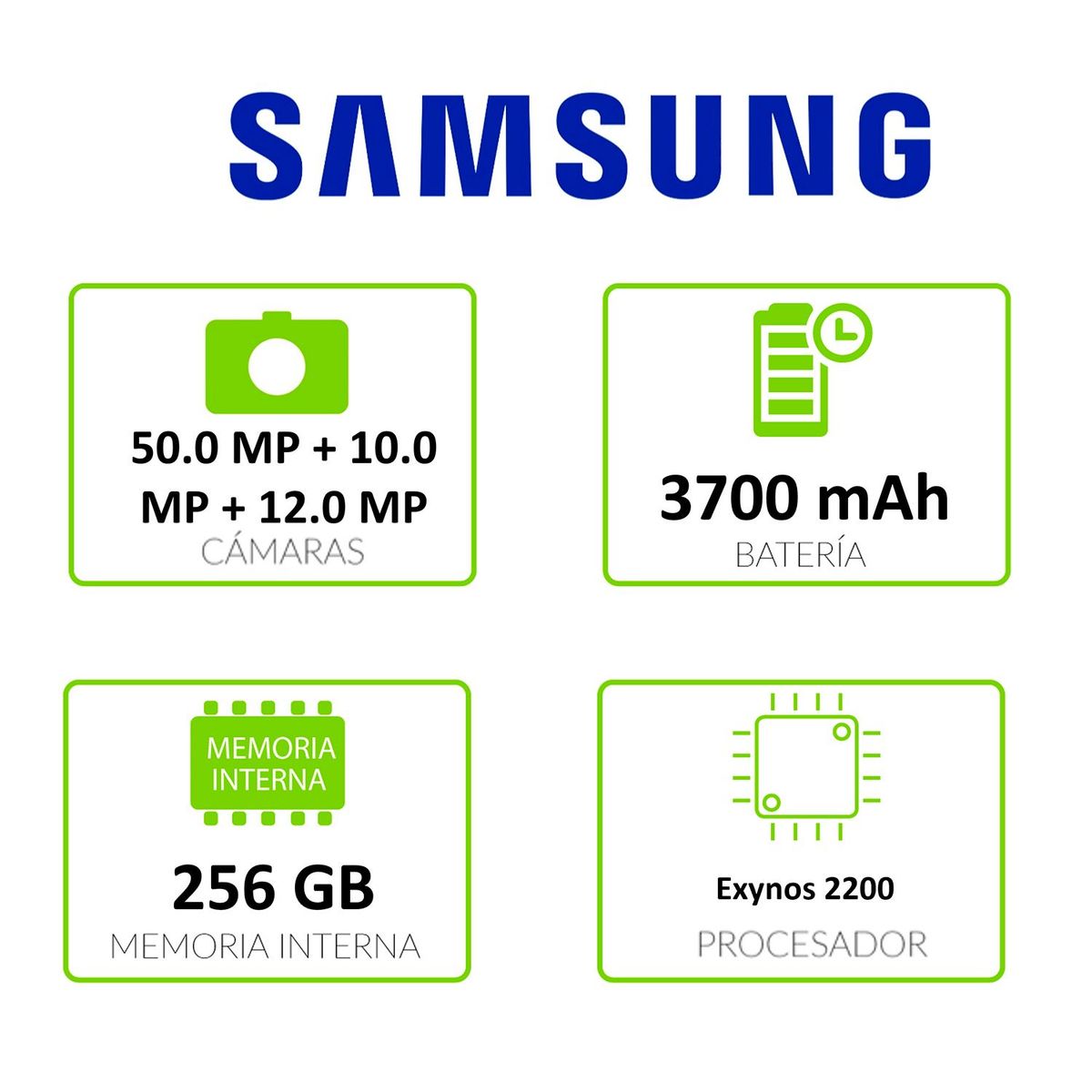 SAMSUNG - Celular Samsung Galaxy S22 5G 256GB