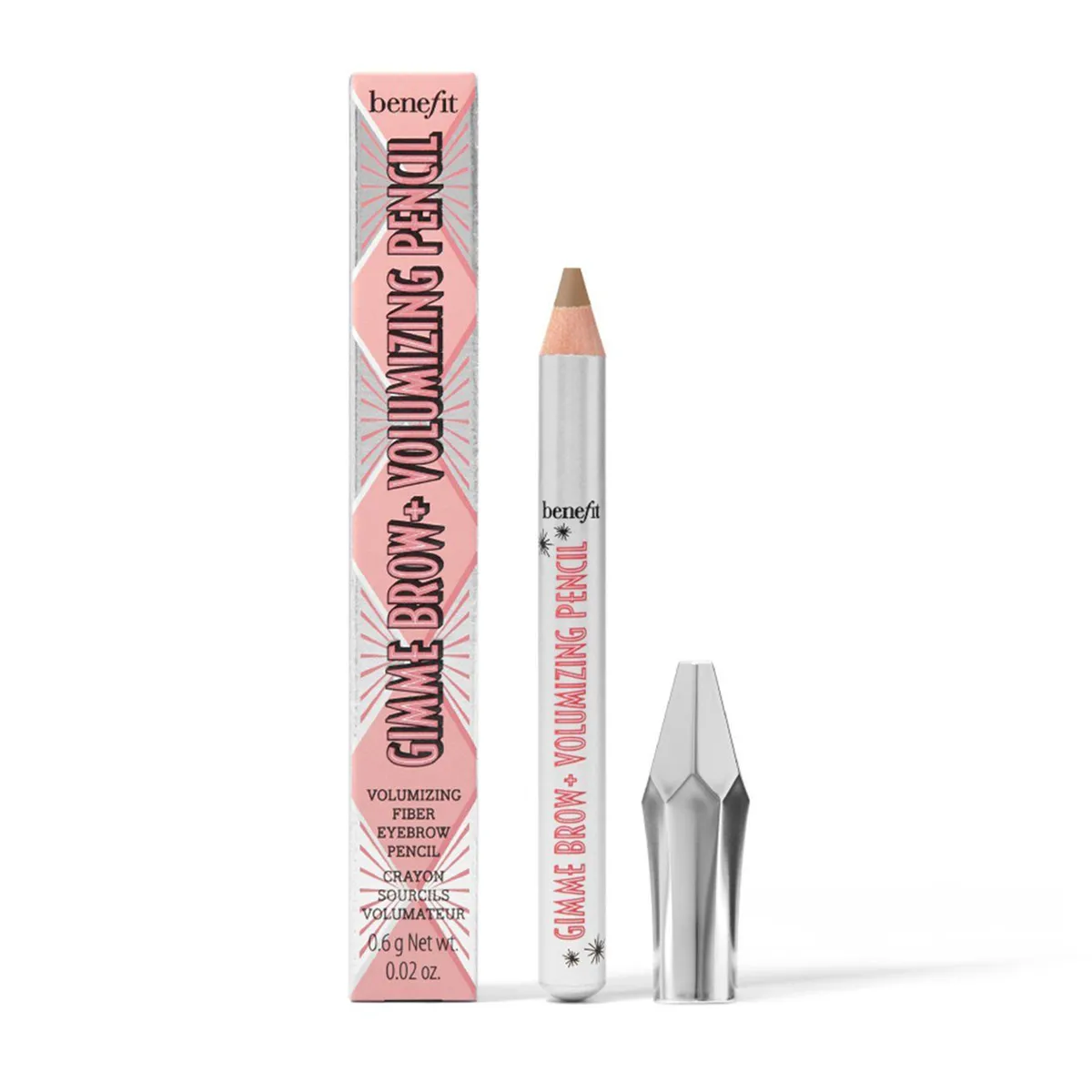 BENEFIT - Lápiz voluminizador de cejas Gimme Brow+ Volumizing Pencil Benefit 0.6g (Mini)