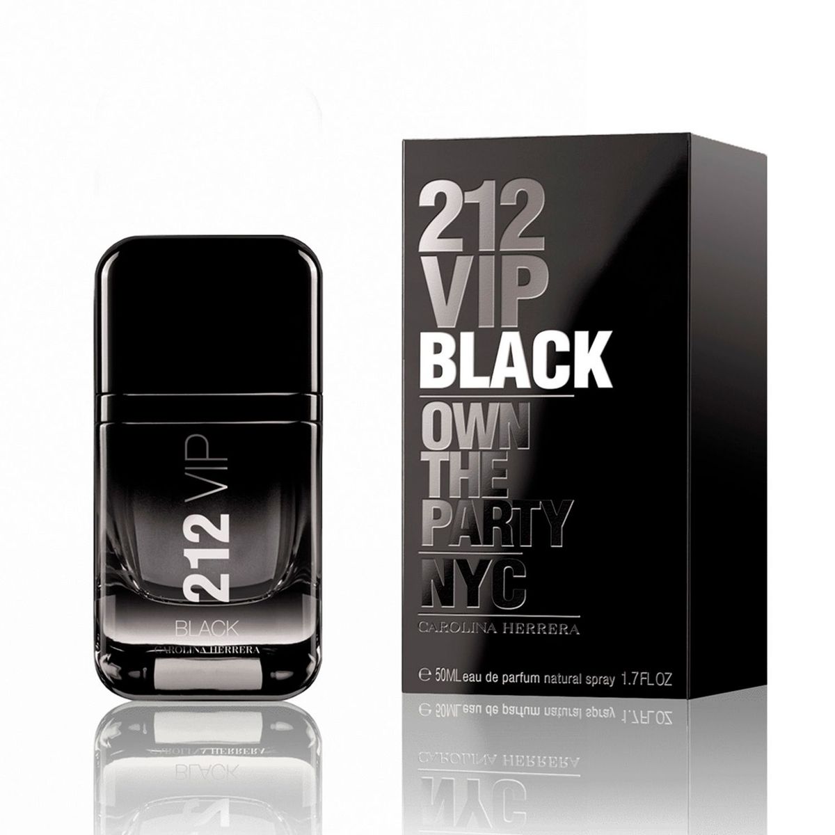 CAROLINA HERRERA - Perfume Carolina Herrera 212 VIP Black Hombre 50 ml Eau de toilette 