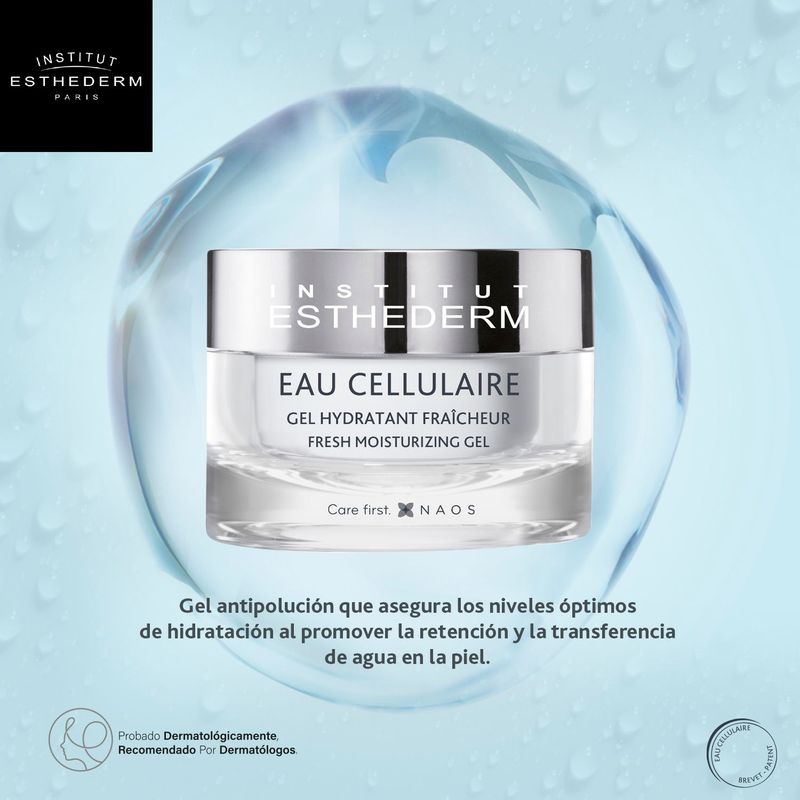 INSTITUT ESTHEDERM - Hidratante Facial Eau Cellulaire Institut Esthederm para Todo tipo de piel 50 ml