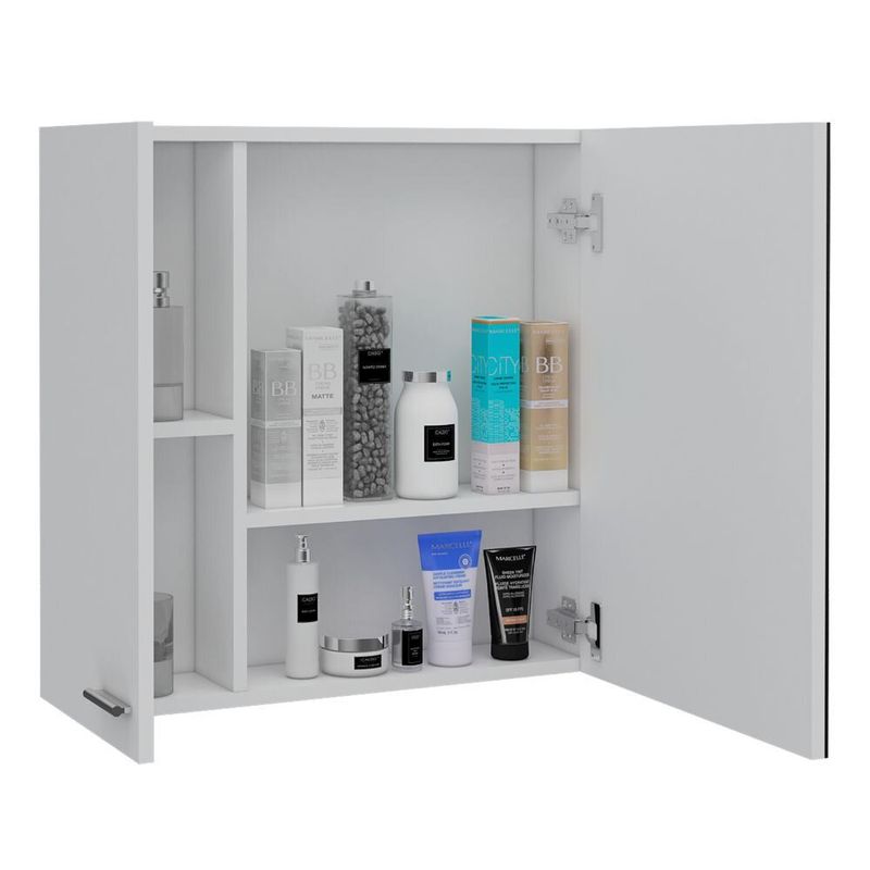 RTA - Gabinete De Baño Egeo, Blanco, Con Puerta Espejo