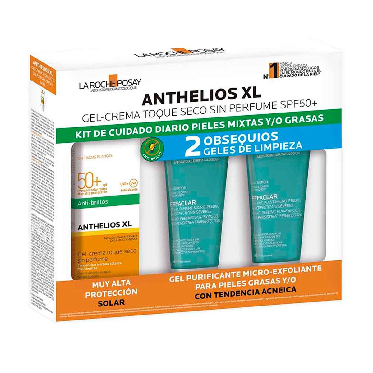 LA ROCHE POSAY - Set Protector solar Pack Anthelios Antibrillo La Roche Posay  