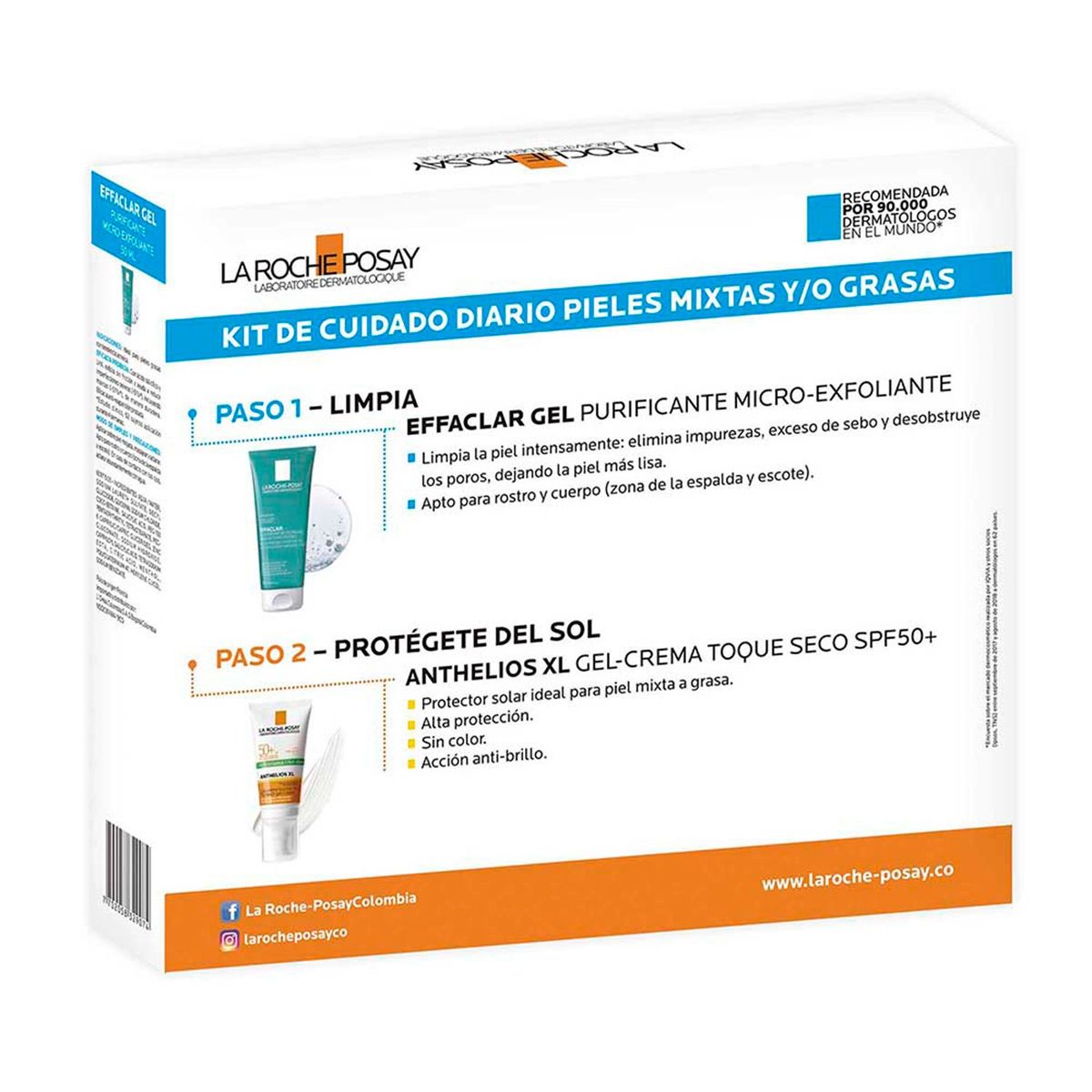 LA ROCHE POSAY - Set Protector solar Pack Anthelios Antibrillo La Roche Posay  