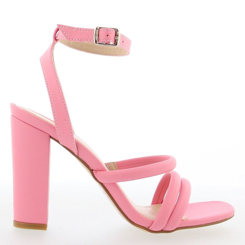 BASEMENT - Sandalias Para Mujer Con Tacón Alto Rosadas Basement