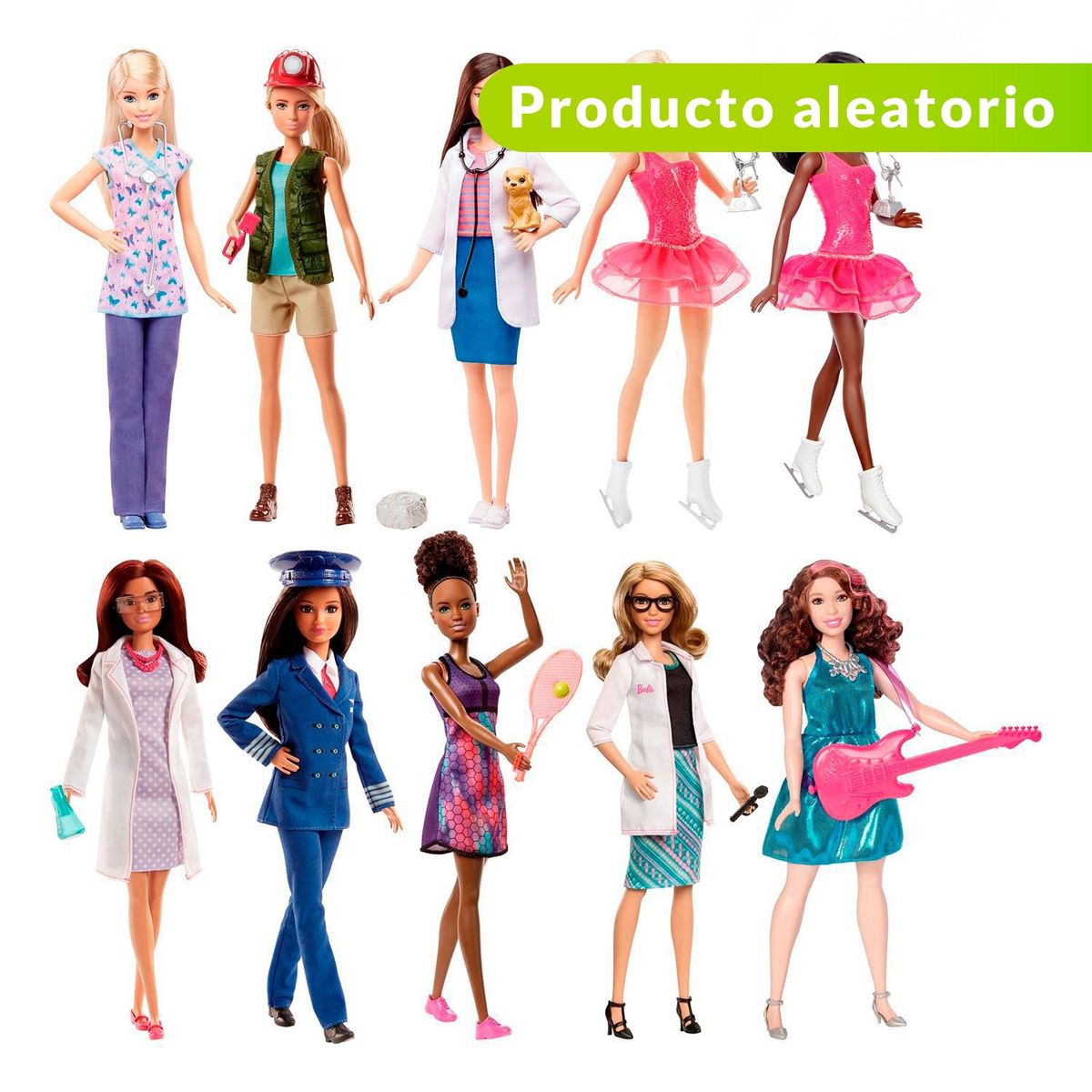 BARBIE - Muñeca Barbie: Barbie profesiones. Producto aleatorio