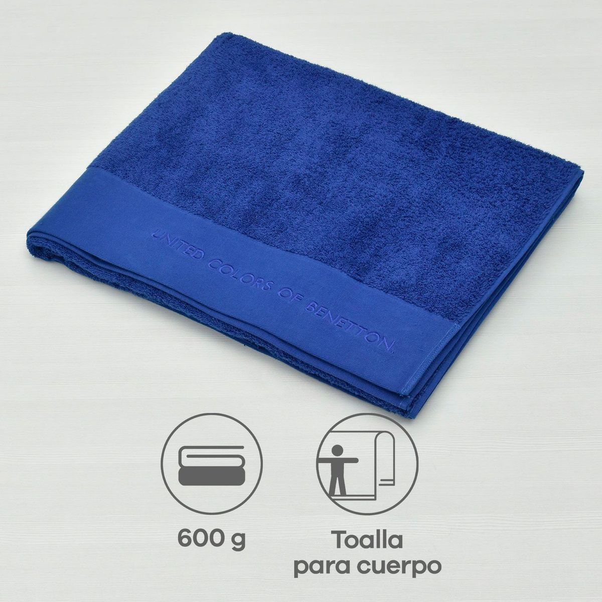 BENETTON - Toalla extra cuerpo 600 G/M2 BENETTON 100x160cm
