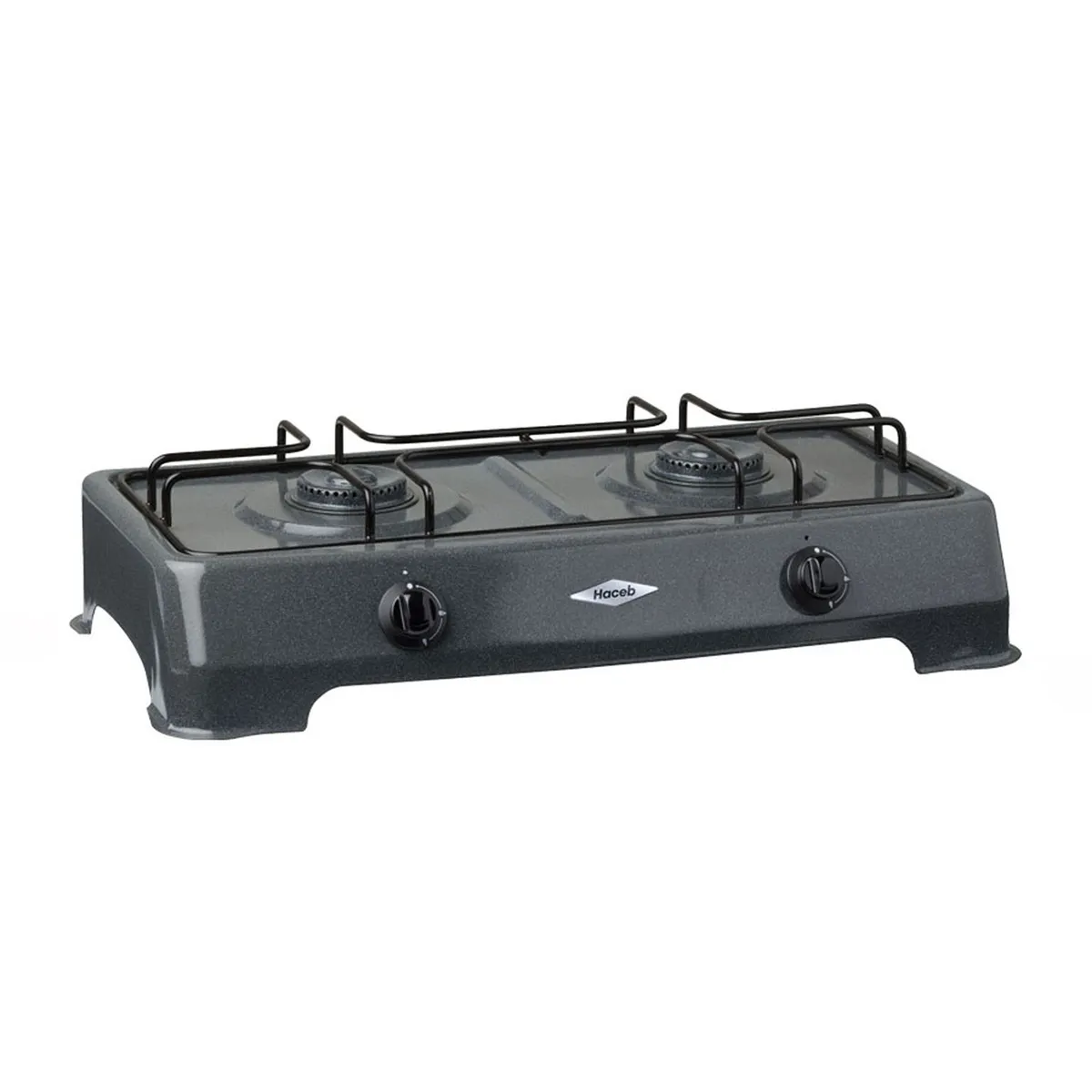 HACEB - Cocineta a Gas de Dos Puestos Gris