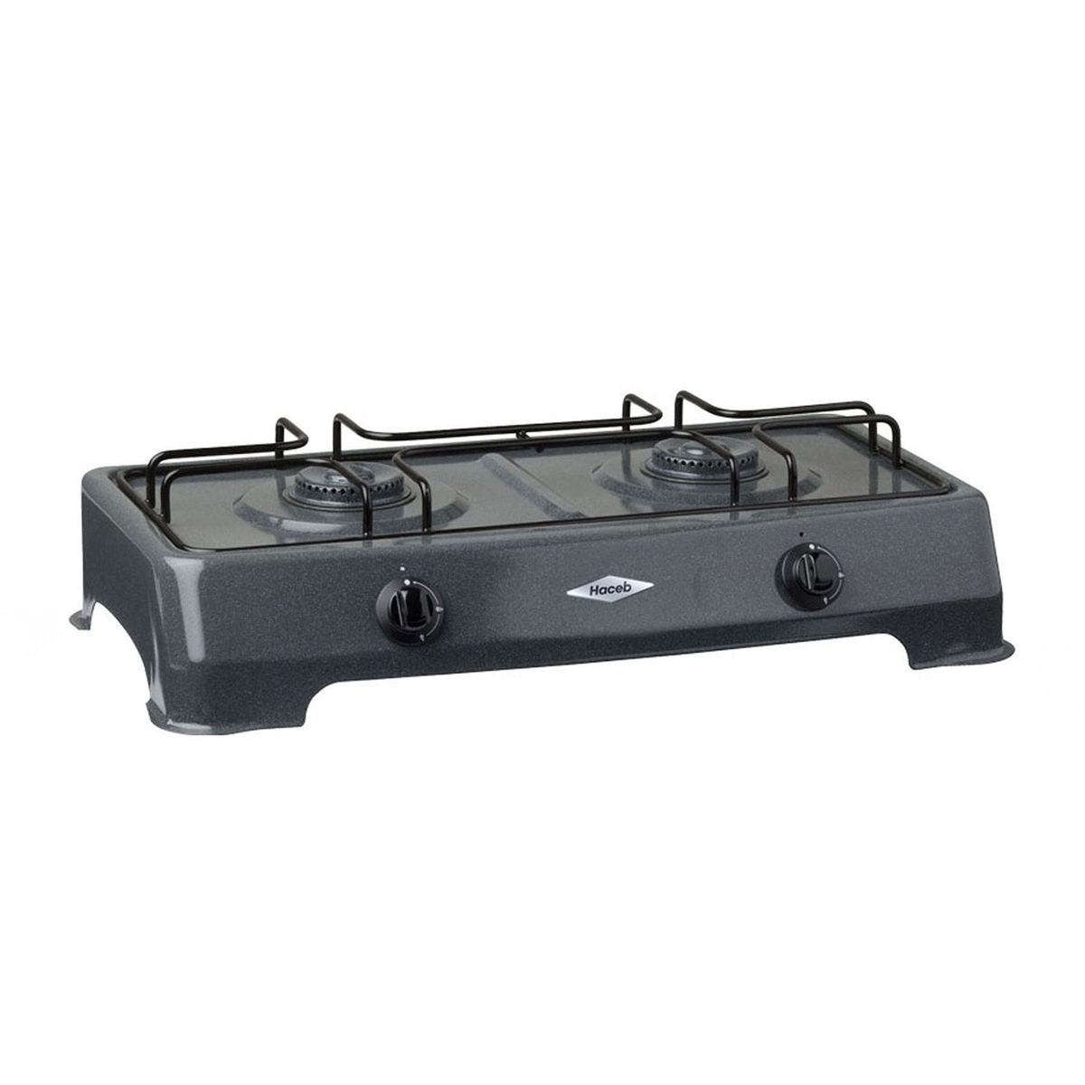HACEB - Cocineta a Gas de Dos Puestos Gris