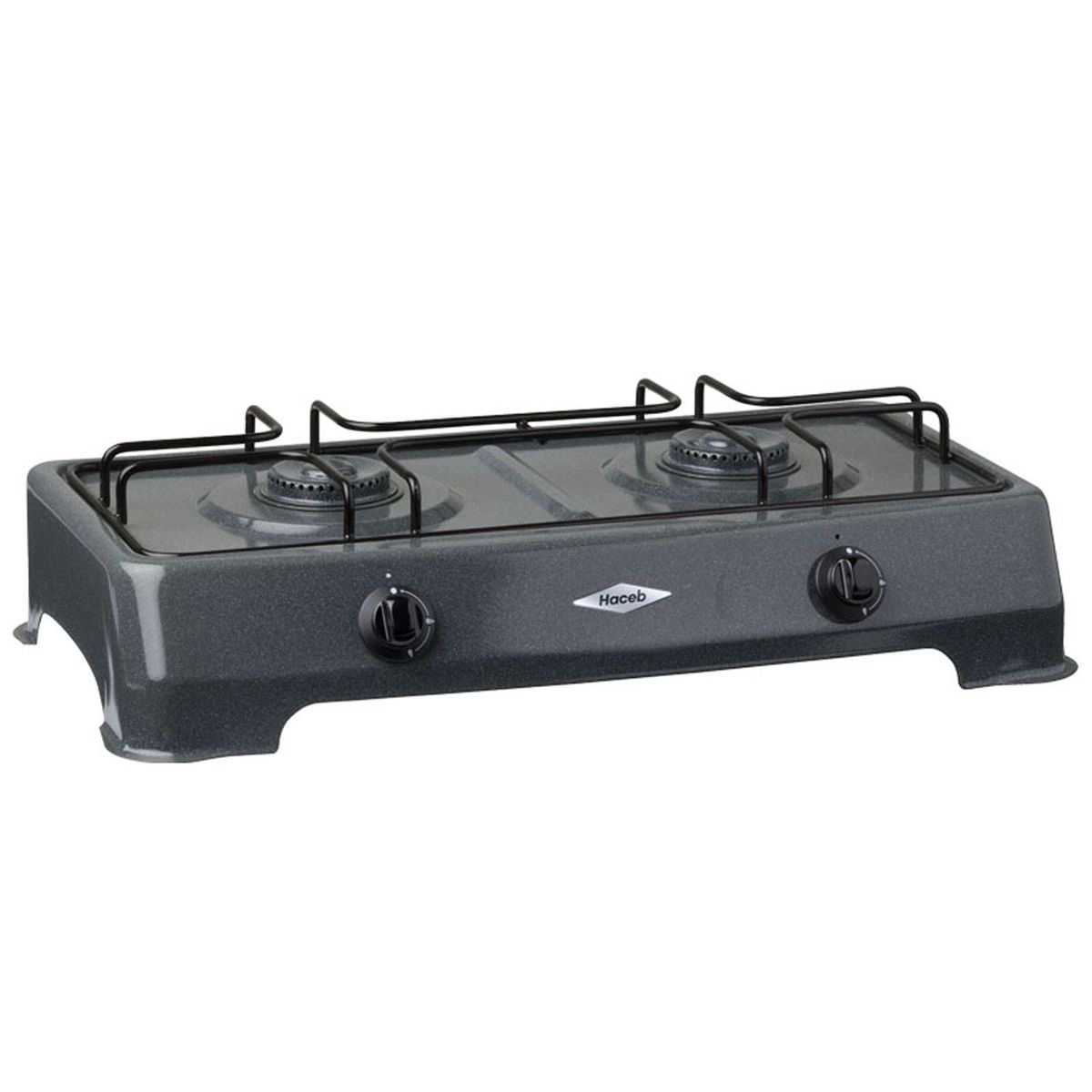 HACEB - Cocineta a Gas de Dos Puestos Gris