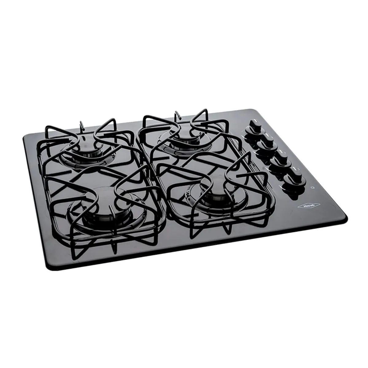 HACEB - Cubierta de Empotrar Gas Natural 60 cm Negro