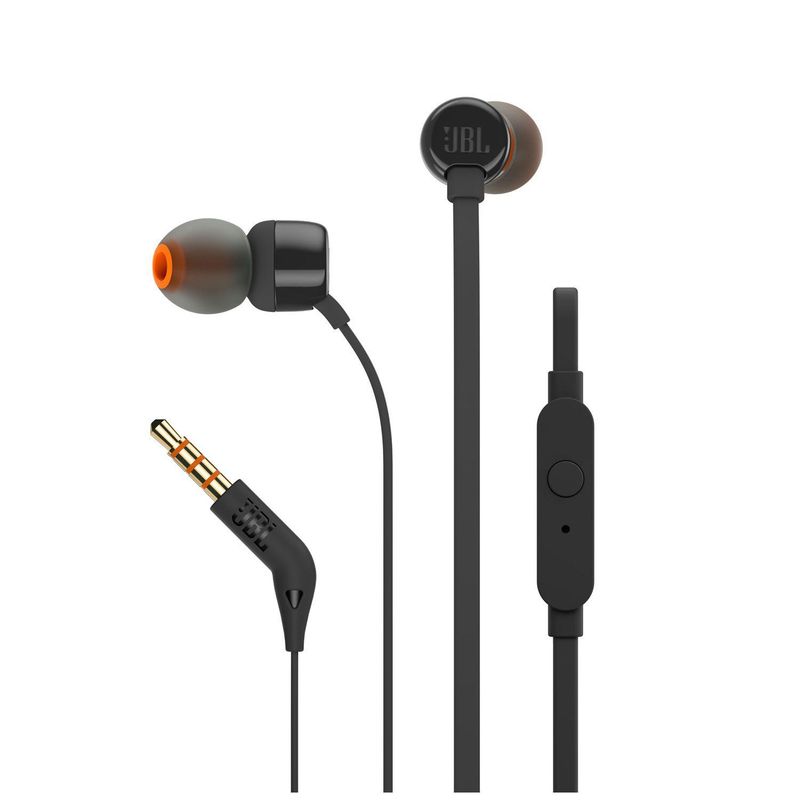 JBL - Audífonos Negros Cable T110