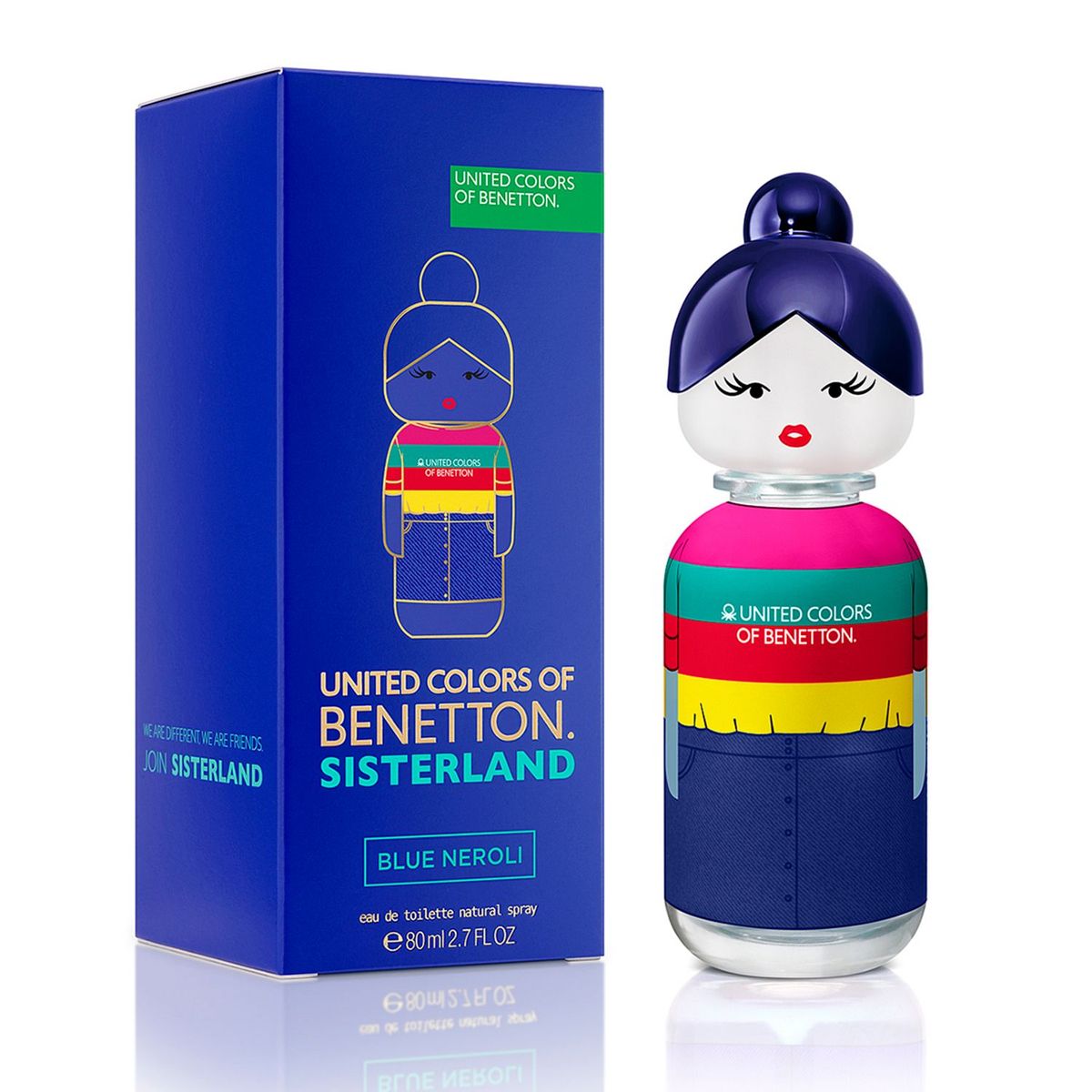 BENETTON - Perfume Mujer Benetton Sisterland Blue Neroli 80 ml Eau de toilette