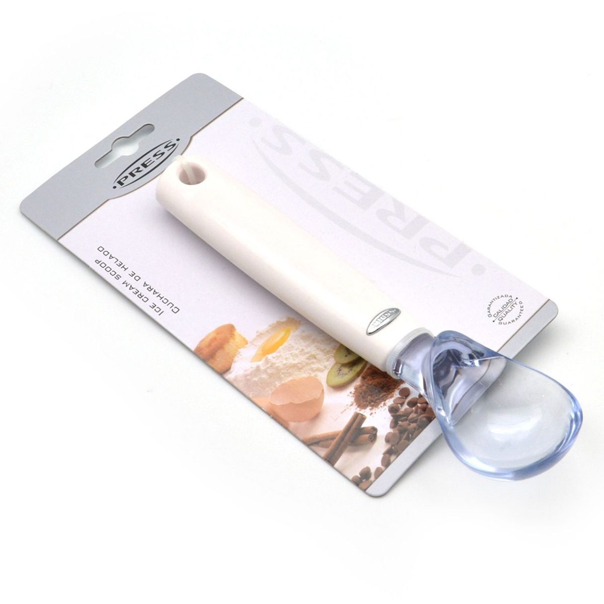 PRESS - Cuchara para Helado Plástica