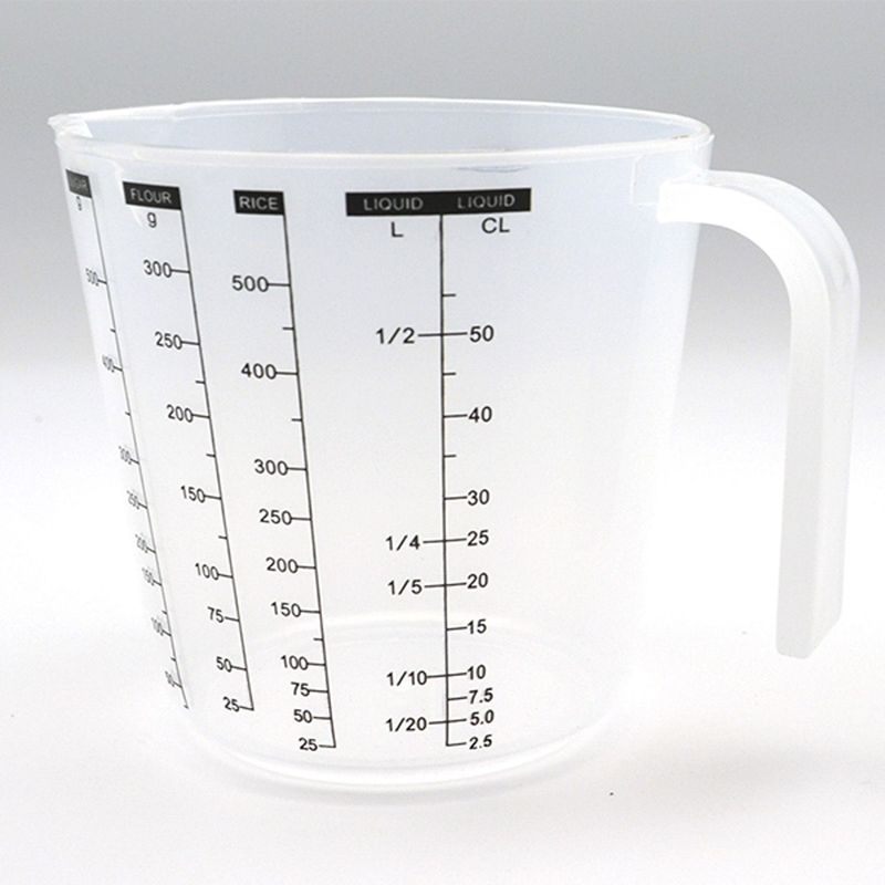 PRESS - Taza Plástica Medidora 1/2 litro