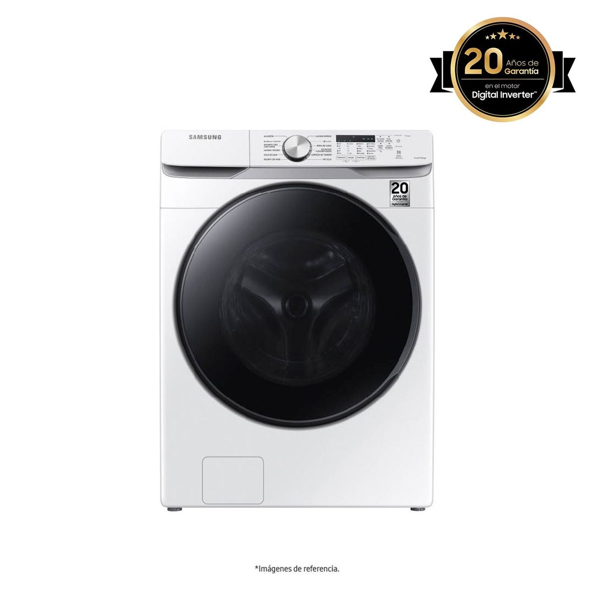 SAMSUNG - Lavadora Secadora Samsung Eléctrica 16 kg WD16T6000GW/CO