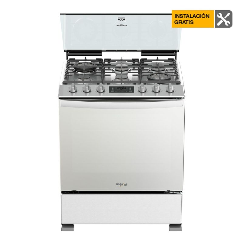 WHIRLPOOL - Estufa con Horno Whirlpool 6 Puestos LWFR7410S
