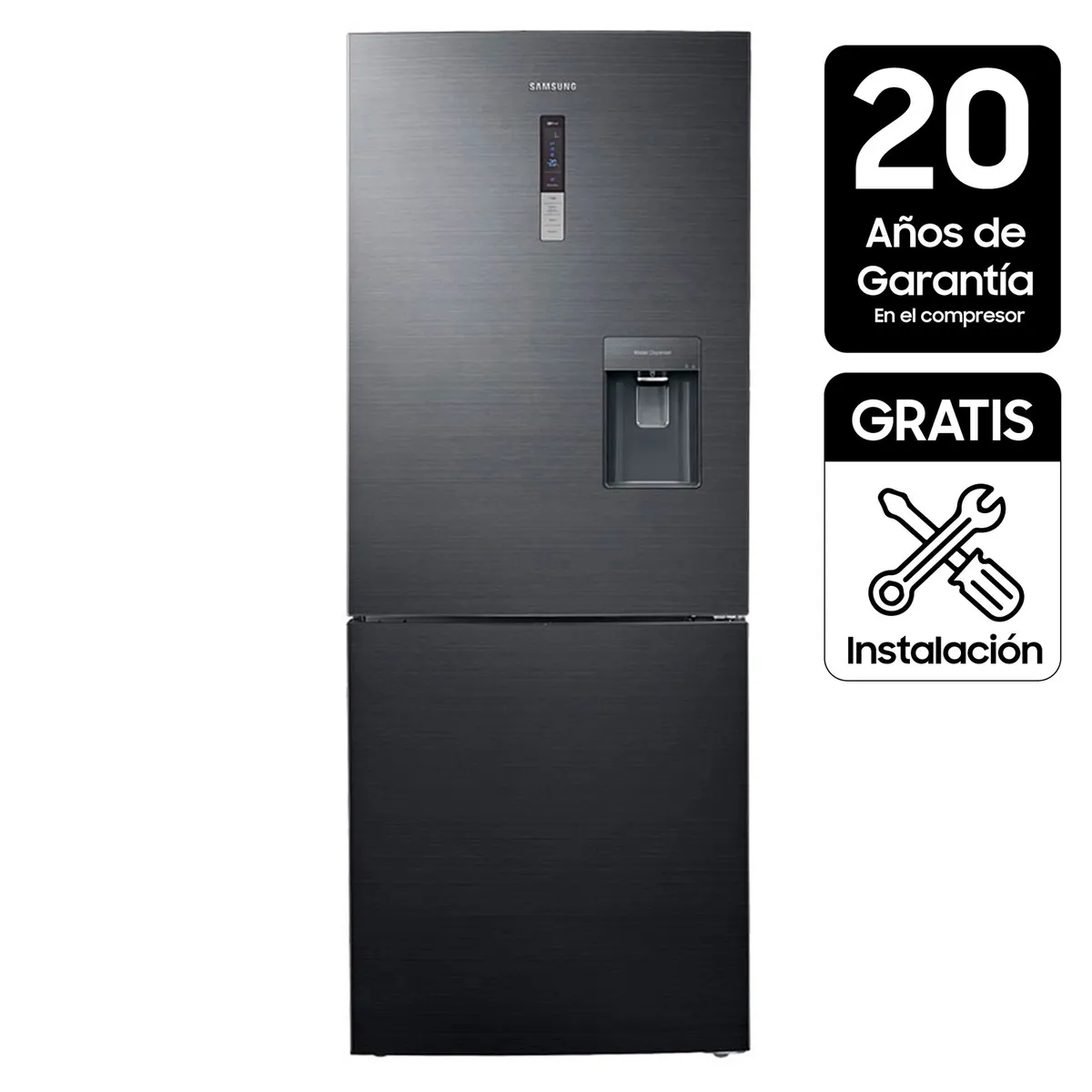 SAMSUNG - Nevera Samsung Congelador Inferior No Frost 458 lt RL4363SBABS/CL