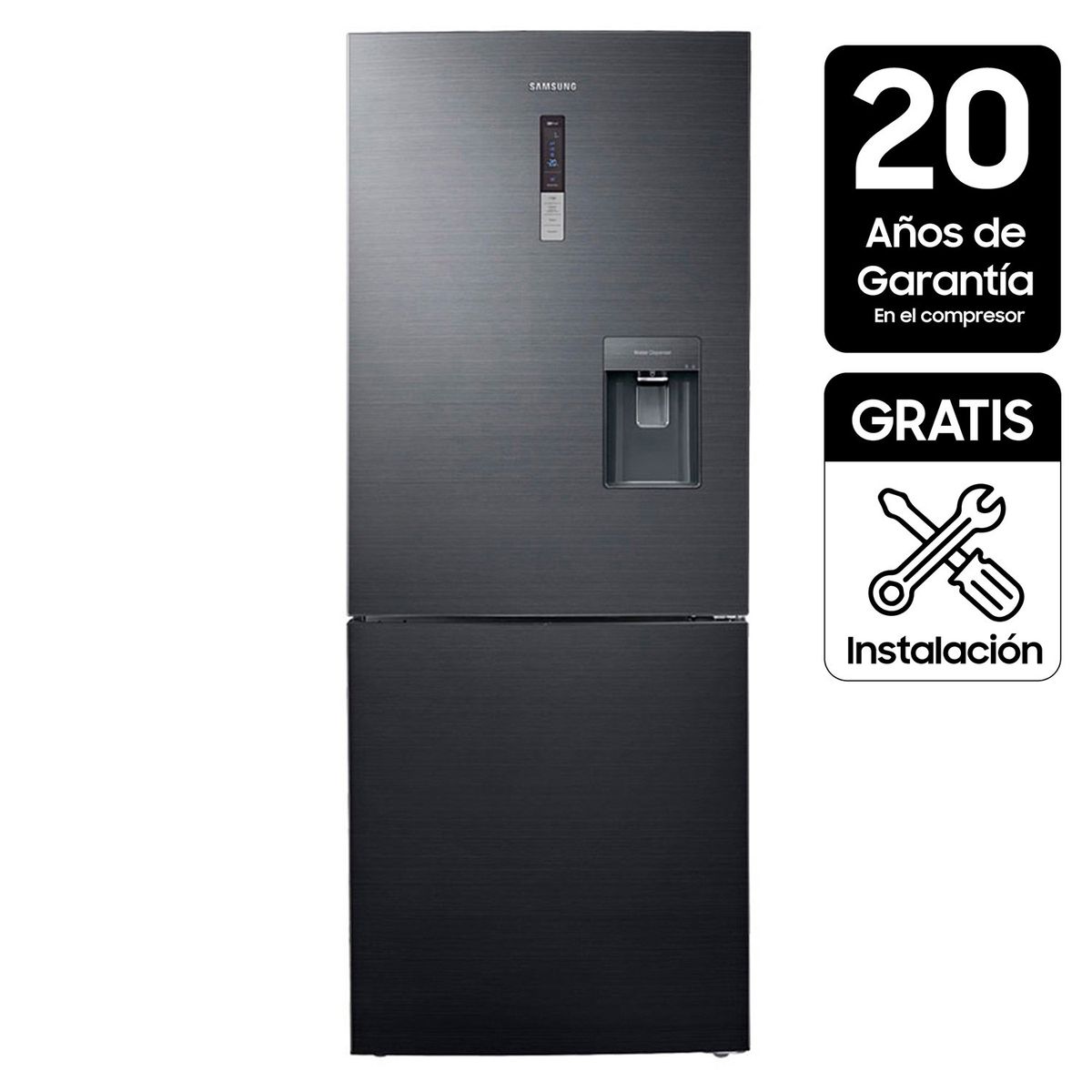 SAMSUNG - Nevera Samsung Congelador Inferior No Frost 458 lt RL4363SBABS/CL