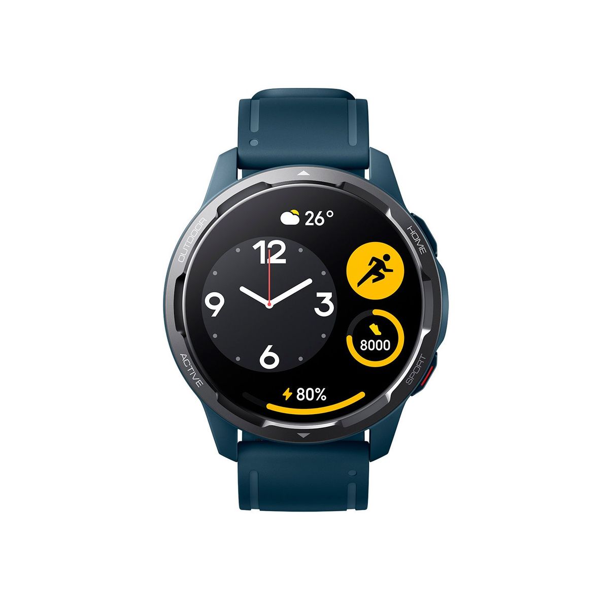 XIAOMI - Smart watch Xiaomi S1 Active GL 35.5 mm Reloj inteligente deportivo hombre y mujer. Mide ritmo cardíaco, velocidad, consumo calorías. Resistente al agua. Compatible Android / iOS