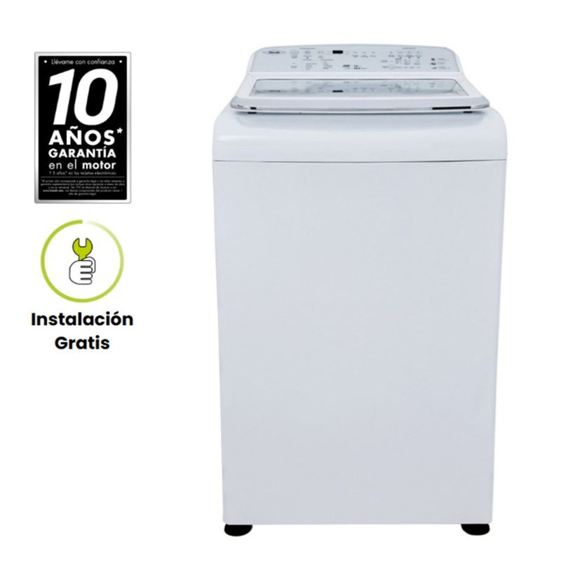 HACEB - Lavadora Haceb Carga Superior 14 kg LA14EVI16B-CC1HW