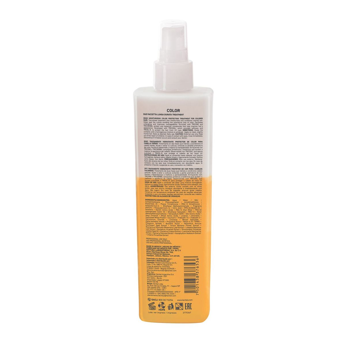 TEC ITALY - Tratamiento Capilar Tec Italy Protección y Fijamiento Protección del color 300 ml