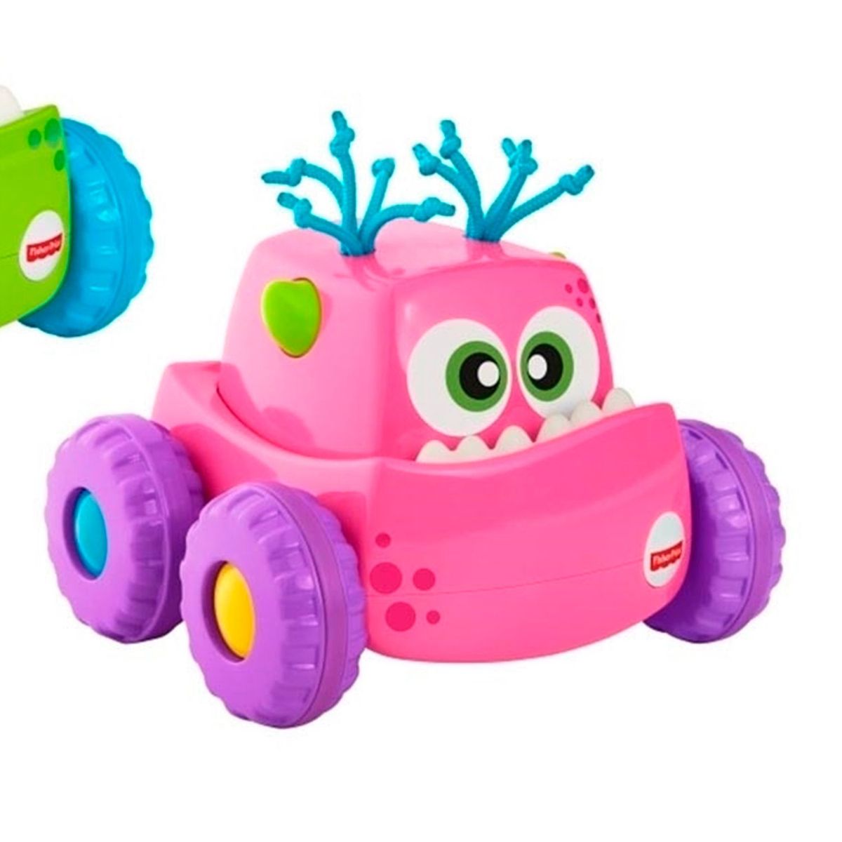 FISHER PRICE - Fisher-Price: Carro Monstruo Presiona y Persigue