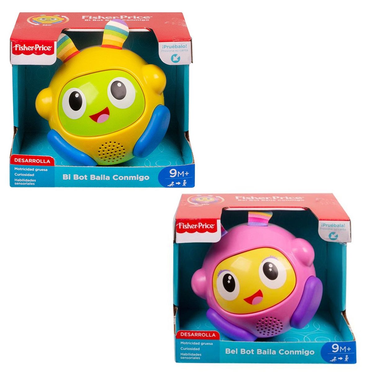 FISHER PRICE - Juguete de bebé Fisher Price Bi Bot y Bel Bot Baila Conmigo Surido: Producto Aleatorio