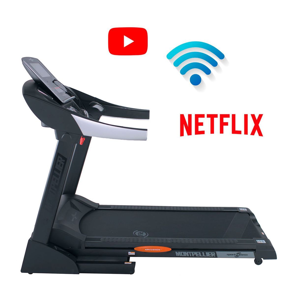 SPORTFITNESS - Caminadora Trotadora Eléctrica Sportfitness Montpelier Plegable