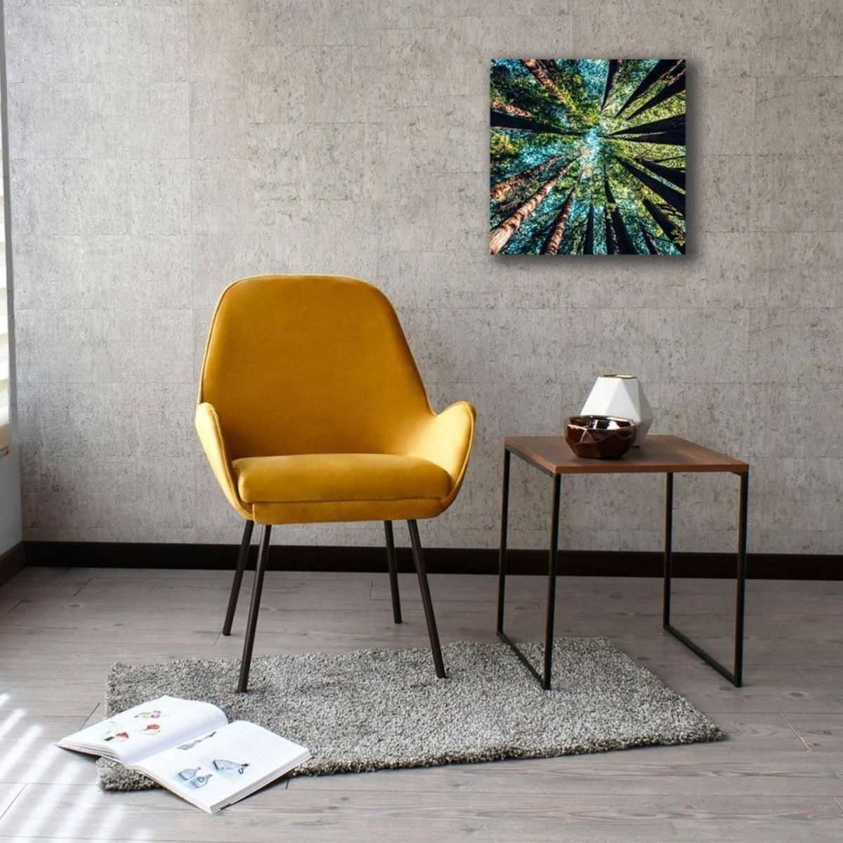 MICA - Cuadro Poliéster Bosque L