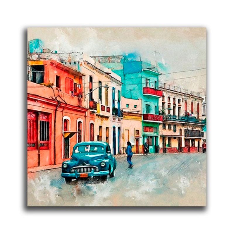 MICA - Cuadro Poliéster Calle Ciudad L