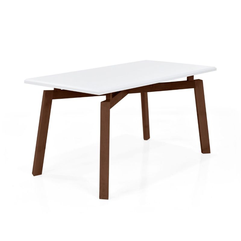 MICA - Mesa de Comedor Moderna para 6 personas en Aglomerado MDF Rectangular Mica