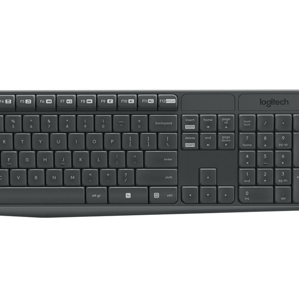 LOGITECH - Combo teclado y mouse Logitech MK235 Inalambrico Negro