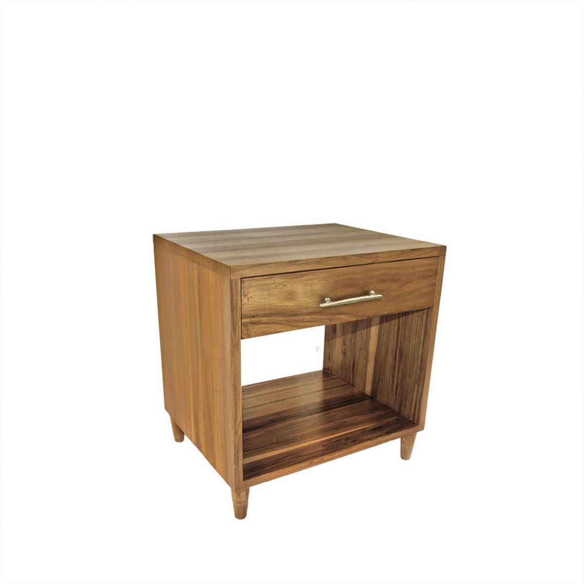 MUEBLES&CO - Mesa de noche Madera 40 x 60 x 50 cm