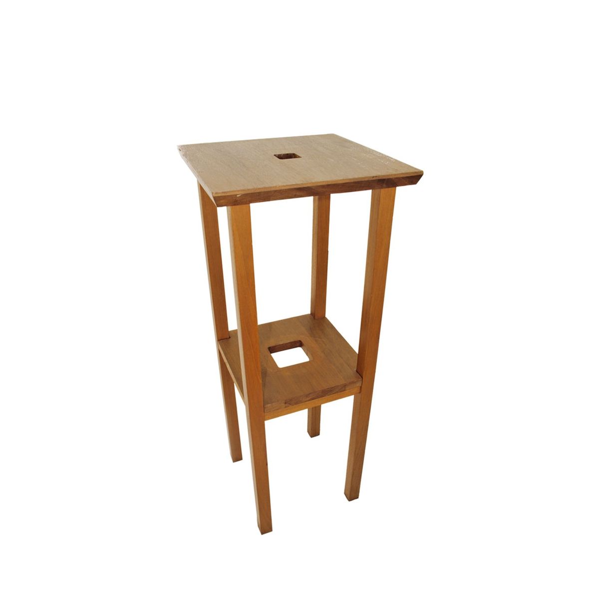 MUEBLES&CO - Mesa auxiliar Flor Madera