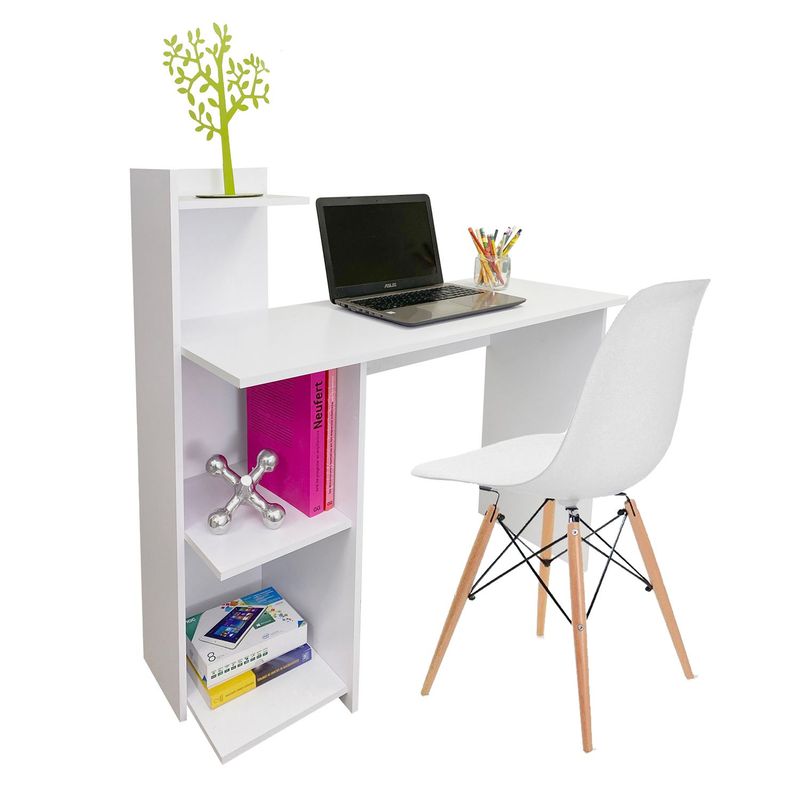DKO DESIGN - Escritorio Moderno 120 x 120 x 50 cm Incluye Silla DKO Design