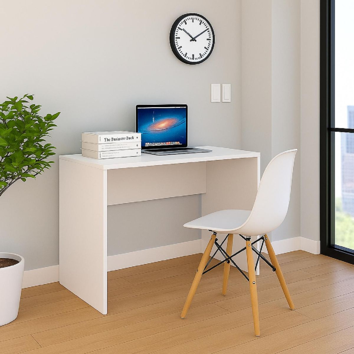 DKO DESIGN - Escritorio Moderno 80 x 75 x 45 cm Incluye Silla DKO Design