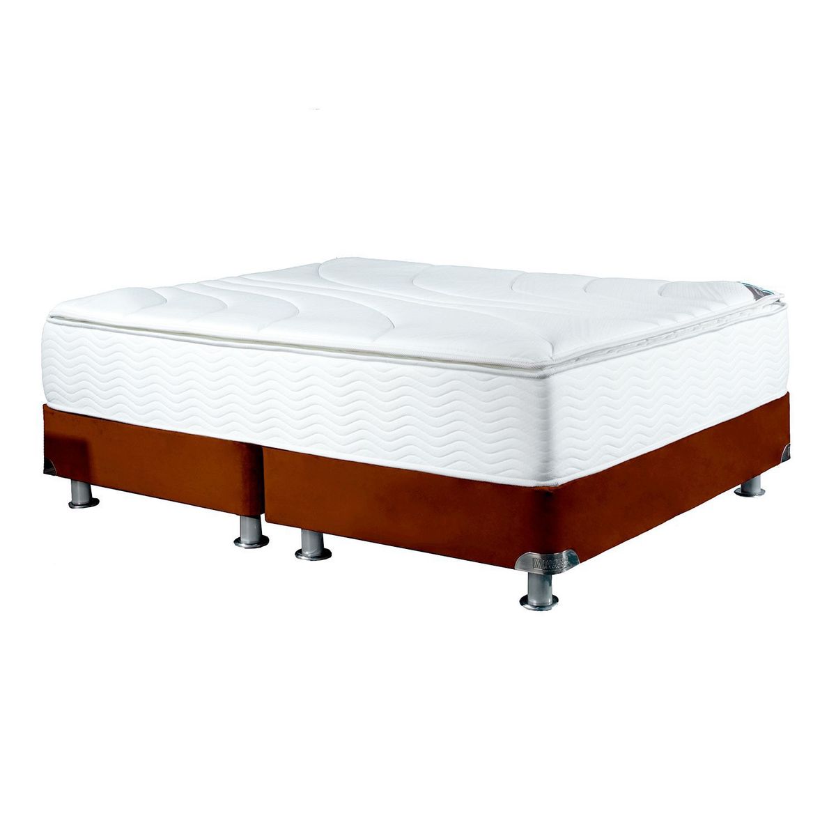 AMERICANA DE COLCHONES - Colchón con basecama King Firmeza Suave Espuma American Best Dream 200 x 200 cm Americana de Colchones