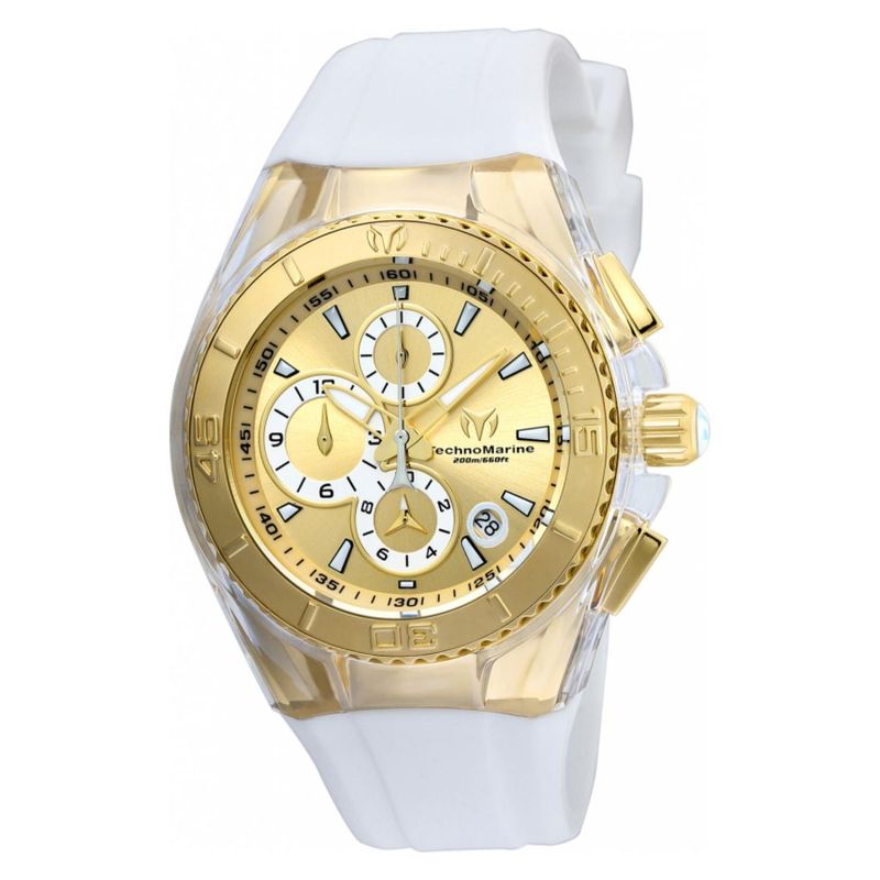 TECHNOMARINE - Reloj Technomarine para Mujer Cruise . Reloj Análogo Silicona Blanco