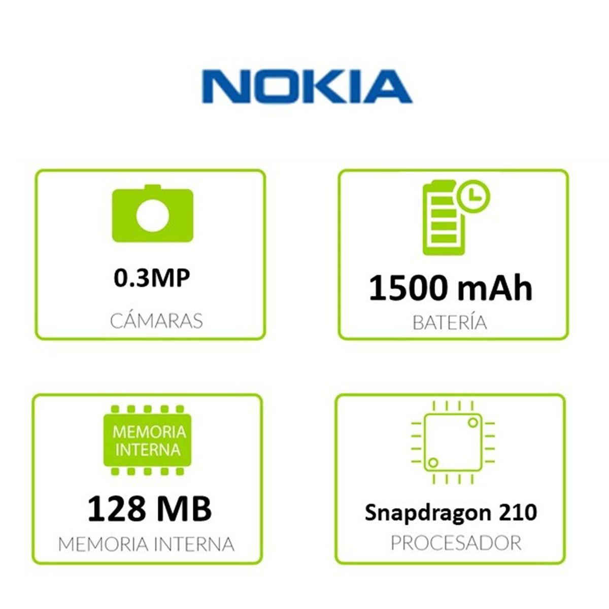 NOKIA - Celular Nokia 6300 4GB