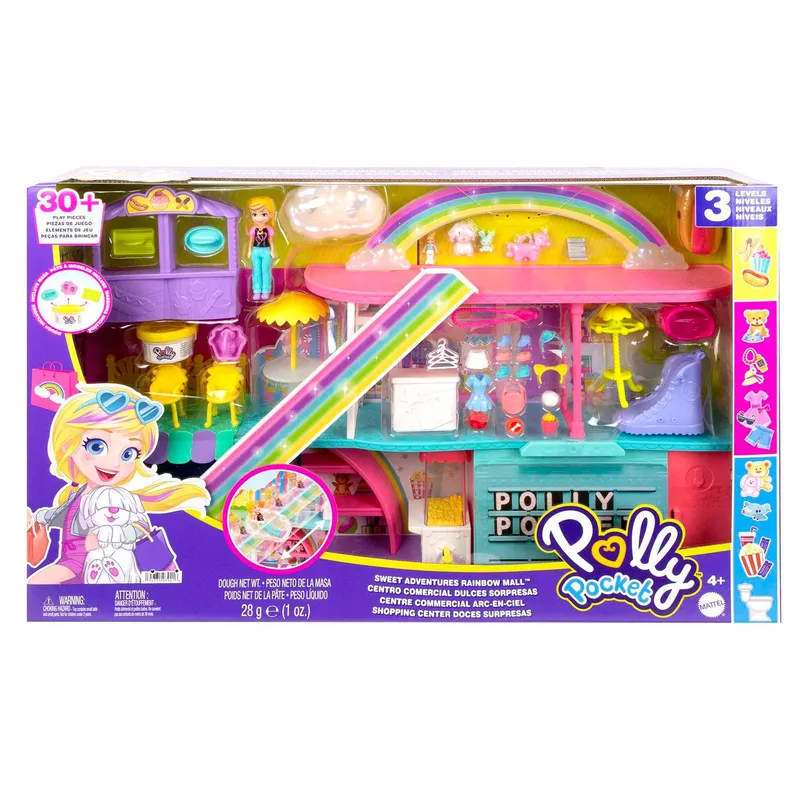 Set de juego Polly Pocket Centro comercial dulces Sorpresas POLLY