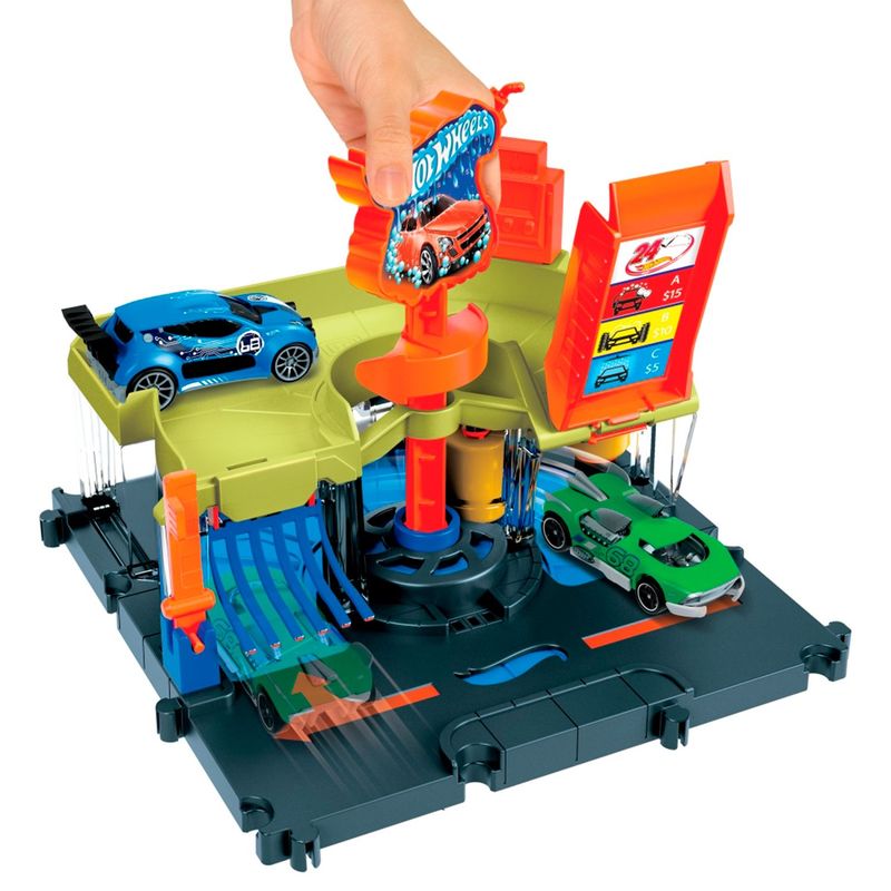 HOT WHEELS - Pista de carro Hot Wheels: Autolavado Hot Wheels City