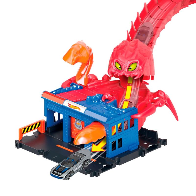 HOT WHEELS - Pista de carro Hot Wheels: Nemesis Escorpión. Incluye 1 carro