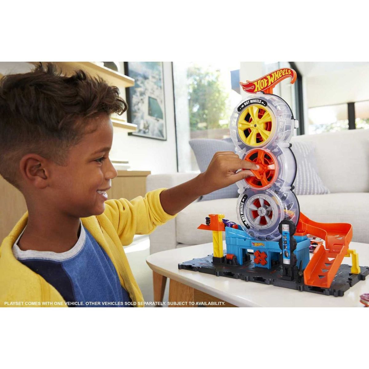 HOT WHEELS - Pista de Carros Hot Wheels City Súper Tienda de Llantas