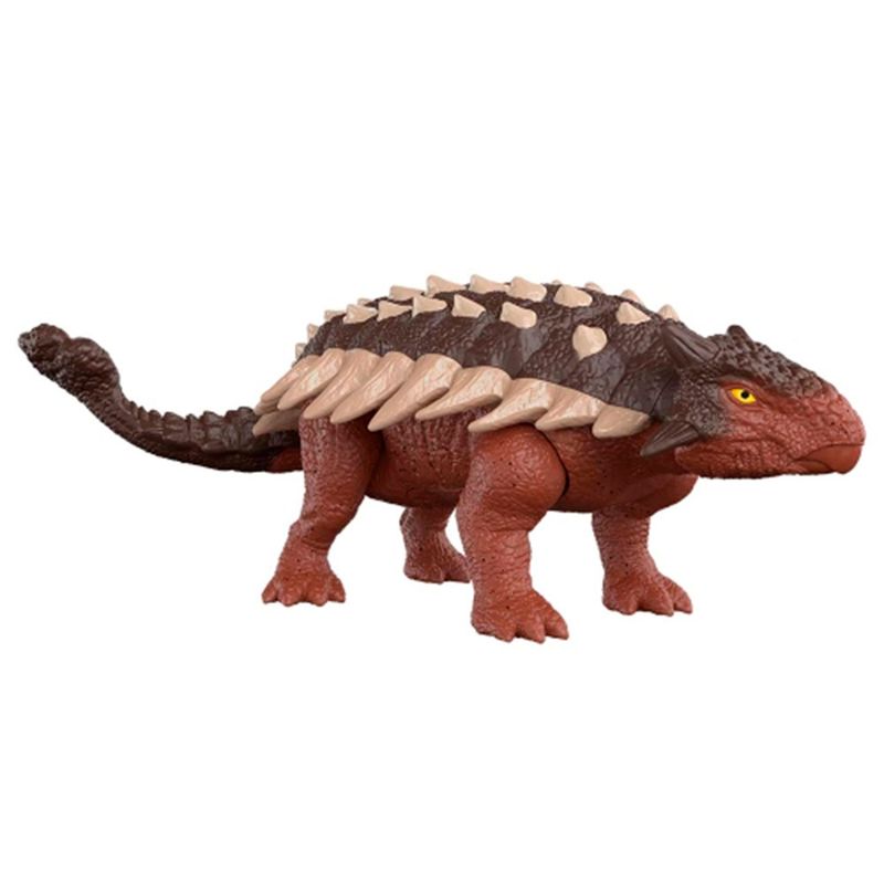 JURASSIC WORLD - Figura de Animal Jurassic World Ankylosaurus, Ruge y Ataca 