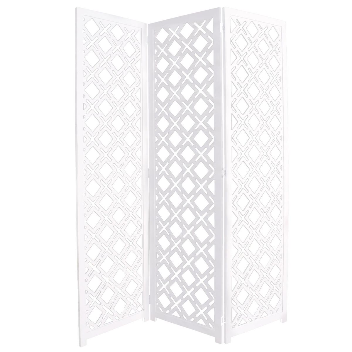 DIMI HOME - Biombo Geométrico Blanco